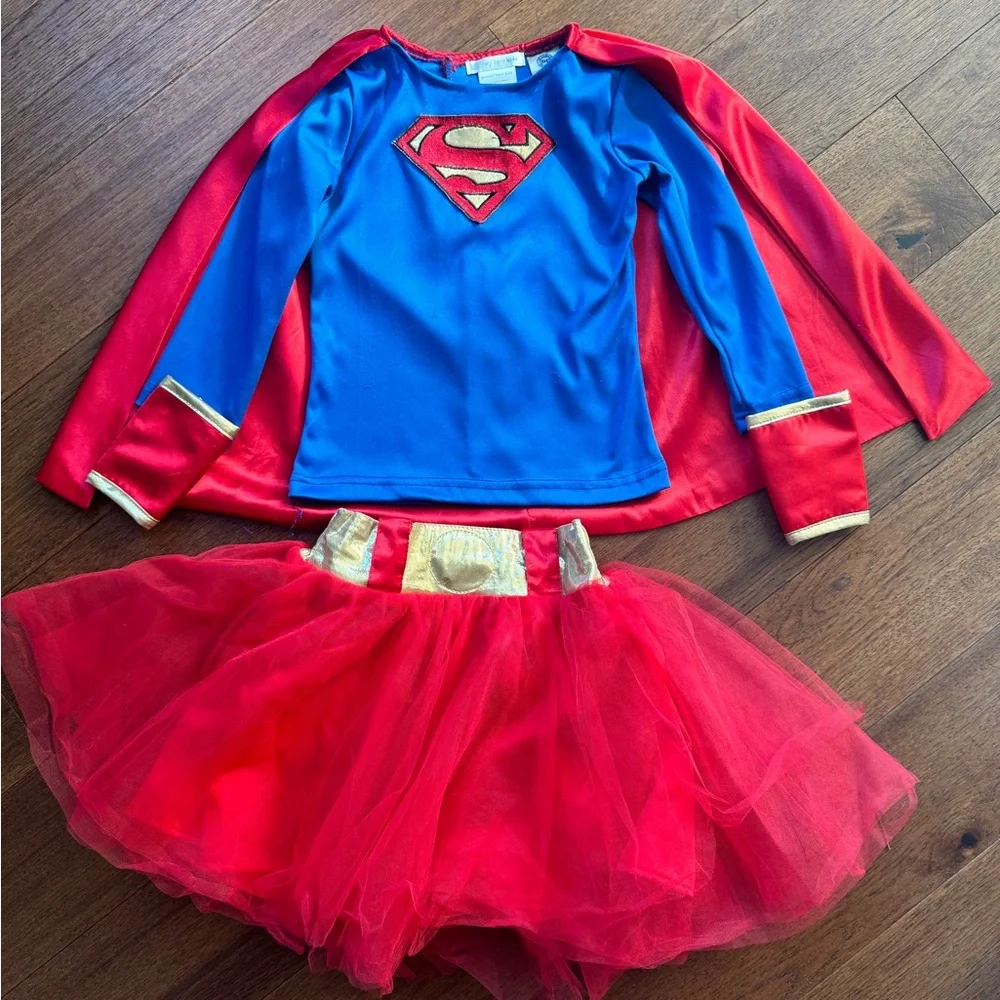 Used Supergirl costume by Pottery Barn Kids. Size 2-3Y - Picture 2 of 9